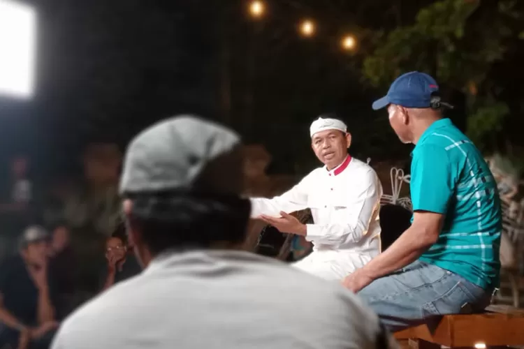 Anggota DPR RI yang juga mantan bupati Purwakarta Dedi Mulyadi sampaikan pandangan terkait pemekaran daerah di Jawa Barat. (Ryan/Metropolitan)