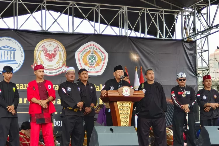 Kadispora Kota Bekasi Zarkasih hadiri milad Garuda Paksi (Pemkot Bekasi)