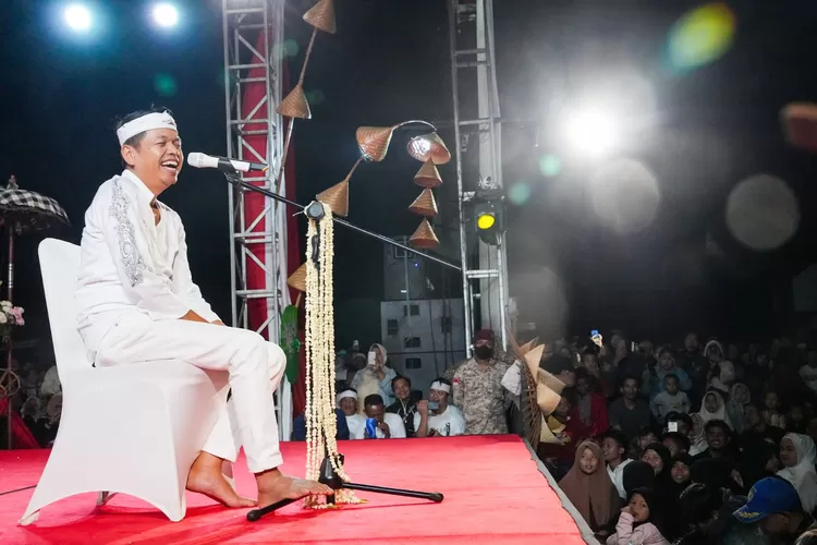 Kang Dedi Mulyadi (KDM) saat Safari Cinta di Hambalang, Kabupaten Bogor. (KDM)