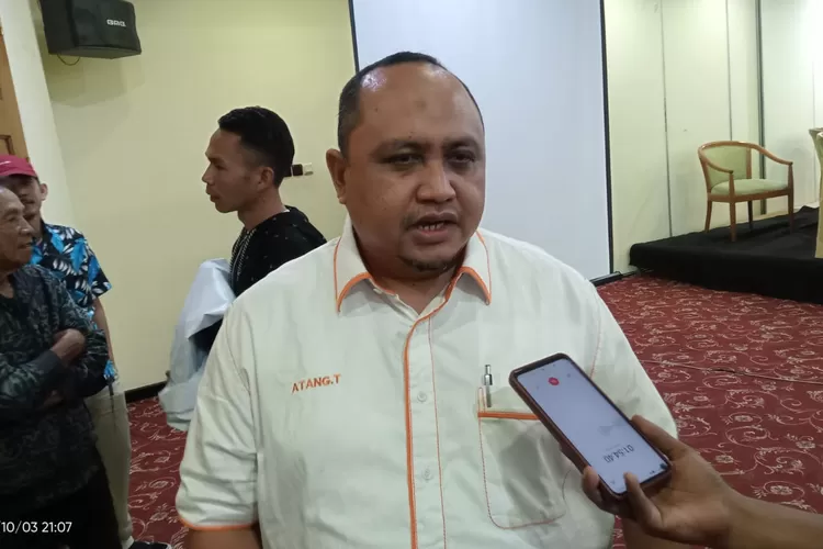 Ketua DPRD Kota Bogor Atang Trisnanto bicara usulan Pj Wali Kota Bogor. (Dokumentasi Metropolitan)
