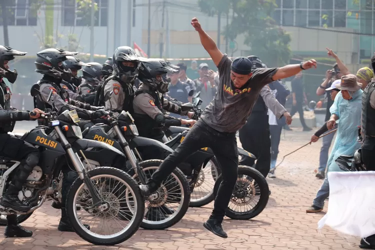 Kota Bekasi gelar simulasi pengamanan dalam pelaksanaan Pemilu 2024. (Pemkot Bekasi)