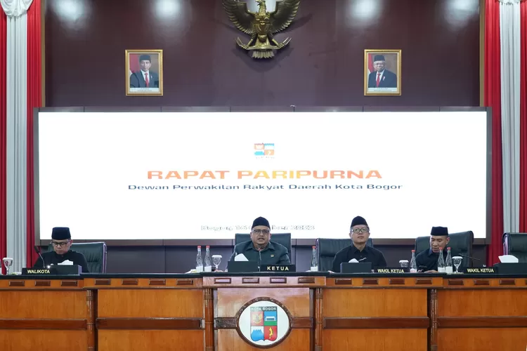 Rapat paripurna DPRD Kota Bogor sepakat bentuk 3 pansus baru Raperda. (DPRD Kota Bogor)