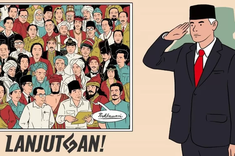 Capres Ganjar beri hormat para pahlawan di hari proklamasi (dok)