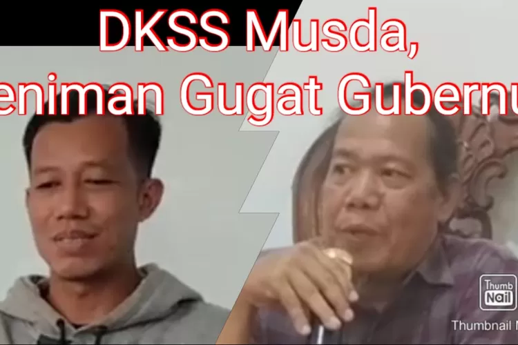 Aliansi Seniman Menggugat Gubernur Mnta agar DKSS Dibekuna dan Musda DKSS Dibatalkan. (dok)