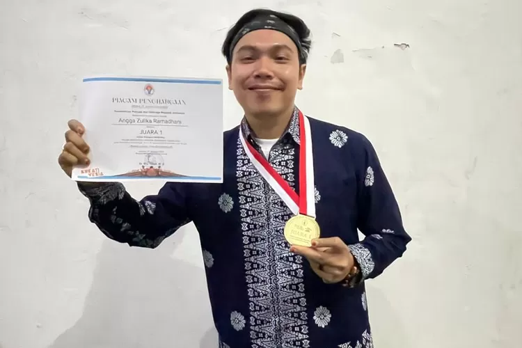 Juju Onyols, konten kreator dari Palembang meraih emas  dengan filmnya  (dok)