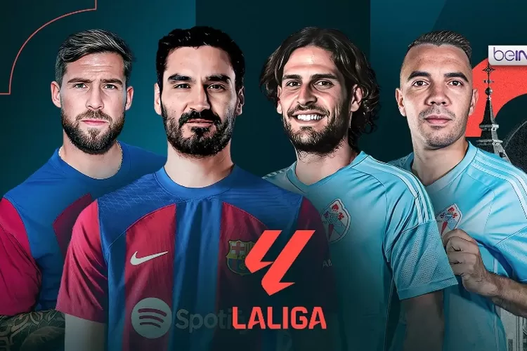 Barcelona vs Celta Vigo di Liga Spanyol. (Vidio.com)