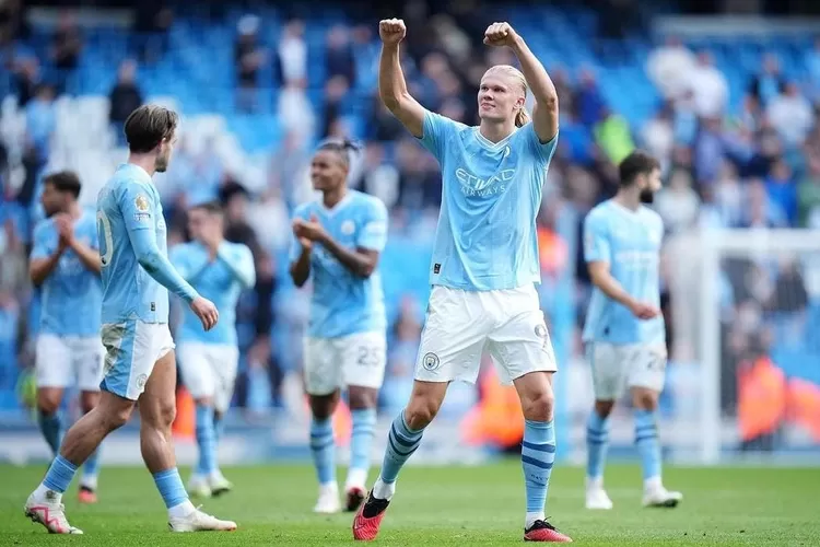 Manchester City vs Brighton di Liga Inggris. (Instgaram.com/@erling.haaland)