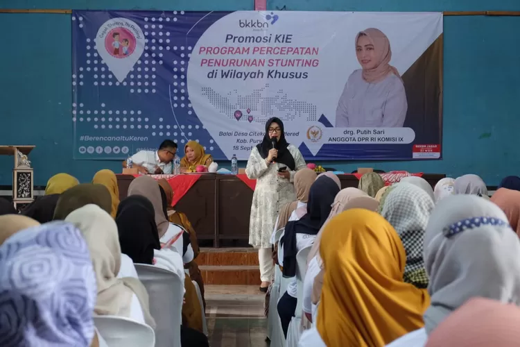 anggota DPR RI, Putih Sari Berpesan agar Cegah Stunting dengan Konsumsi Makanan Bergizi