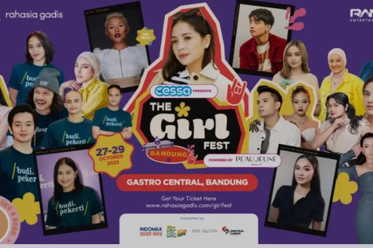 THE GIRL FEST LANJUT KE BANDUNG BERSAMA NAGITA SLAVINA, CHELSEA ISLAN, PRILLY LATUCONSINA,  ANGGA YUNANDA, DAN SYIFA HADJU UNTUK MENUTUP ROADSHOW TERAKHIR DI 2023 