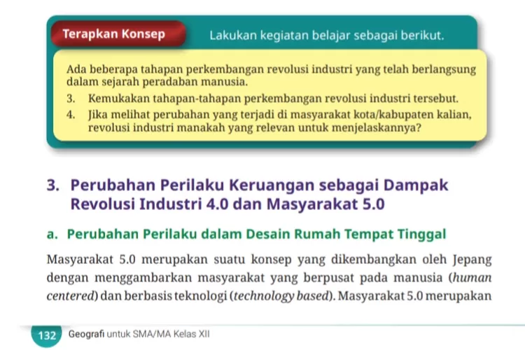 TERJAWAB! Kurikulum Merdeka Kunci Jawaban GEOGRAFI Kelas 12 Halaman 132 ...