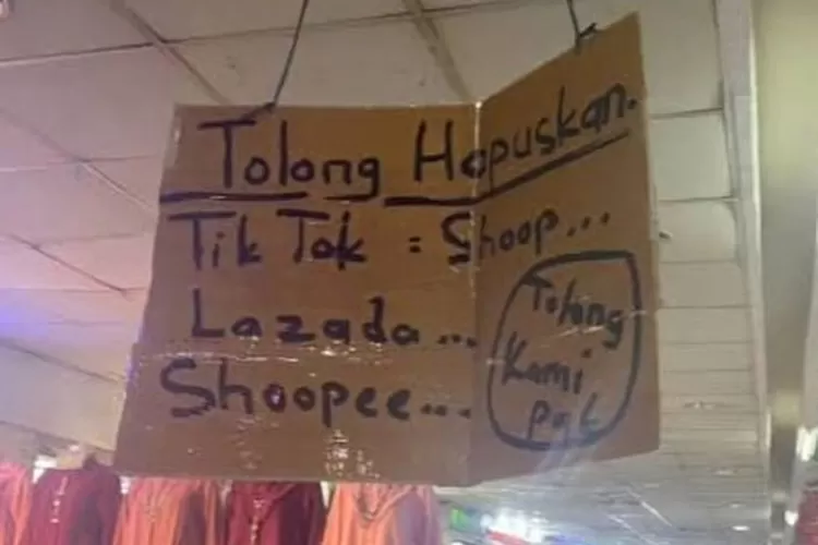 Setelah Tiktok Shop Ditutup Penjual Tanah Abang Minta Shopee Lazada