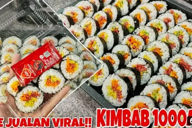 Cara Membuat Kimbap 1000 An Dengan Modal Sedikit Untung Selangit 1 Resep Menghasilkan 76 Pcs 1982