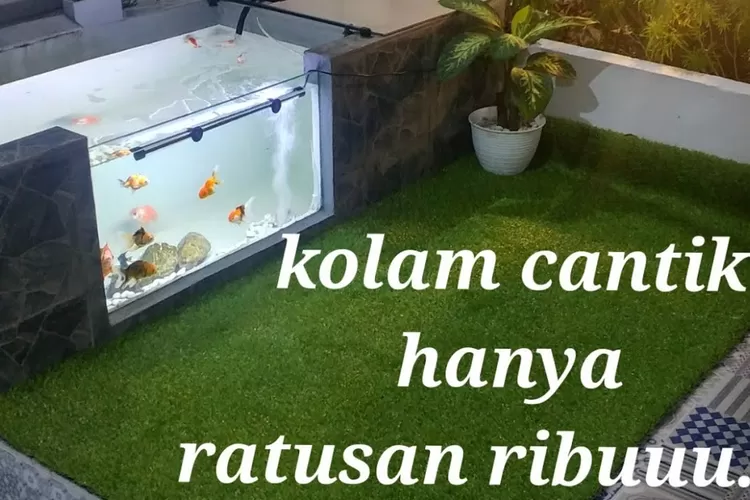 11 Desain Kolam Ikan Mini di Teras Rumah Minimalis, Bisa Jadi Hiburan yang Asyik Buat Kaum Rebahan (TIMENEWS/Tangkap layar Channel YouTube @Patra Mimbi)