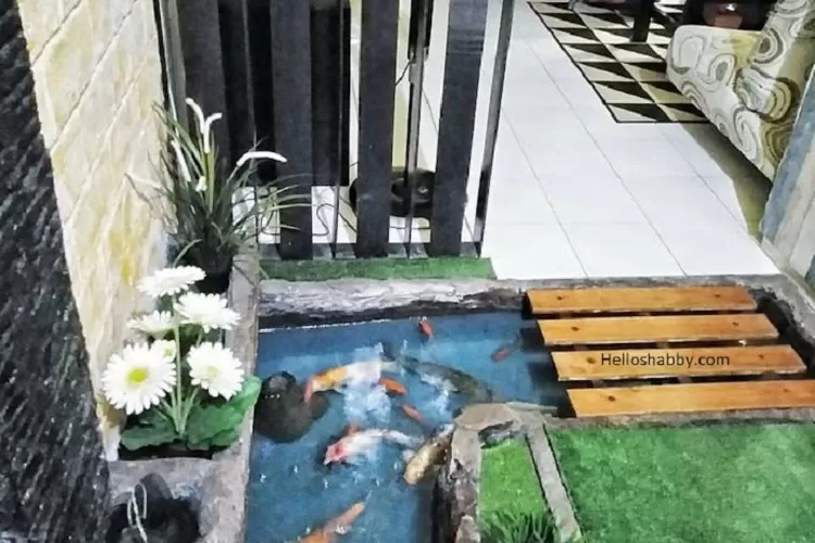 Inspirasi Desain Kolam Ikan Depan Rumah Minimalis di Lahan Sempit, Bikin Rumah Lebih Hidup (TIMENEWS/Tangkapan layar Instagram @instagram/decolova.id)