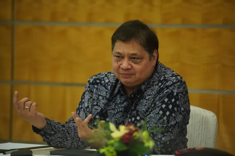 Airlangga usai menemui Minister International Department Komite Sentral Partai Komunis China (PKC), Mr Liu Jianchao, Rabu (31/8/2022)