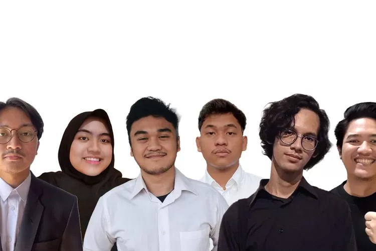 JUARA : Foto  lima Mahasiswa FTUI yang menjuarai ASHRAE 2022