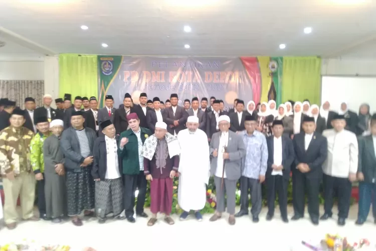 GIAT : Pelantikan PD DMI Kota Depok yang berlangsung di Gedung MUI Depok, kelurahan Depok Jaya, Kecamatan Pancoranmas. Istimewa