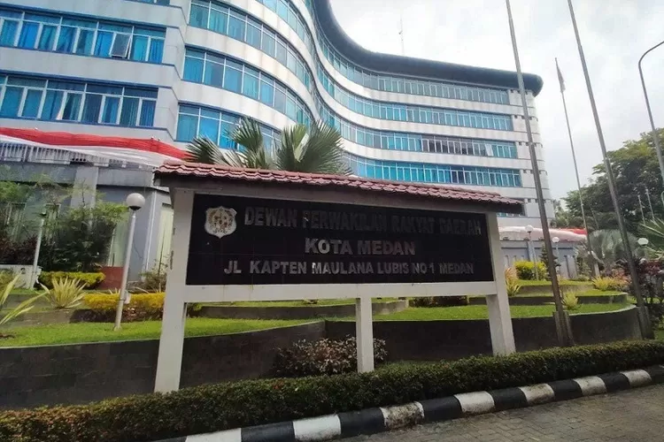 Gedung DPRD Medan. (Ist)