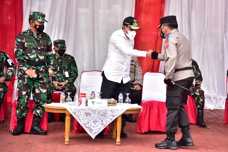 Gubernur Sumut Edy Rahmayadi menghadiri Apel Gelar Pasukan Operasi 