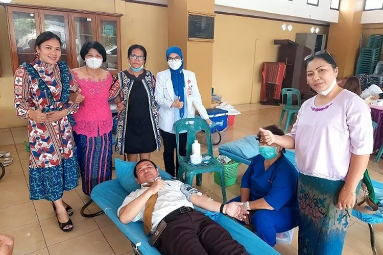 RSUD Pirngadi Medan Giat Donor Darah di HKBP Tanjung Sari