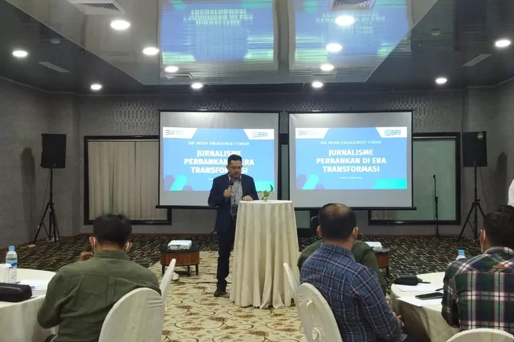 BRI dan Dewan Pers menggelar workshop Jurnalisme Perbankan di Hotel Grand Mercure Medan, Jumat (7/10). (Realitasonline.id/Kem)