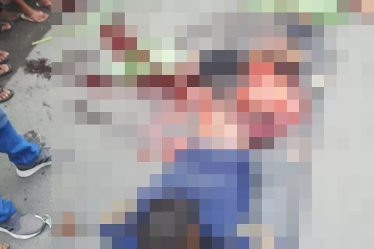 Jenasah Renus Darsono di TKP. (realitasonline/Ist)