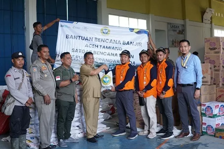 PT Pupuk Iskandar Muda Salurkan Bantuan untuk Korban Banjir Aceh Tamiang
