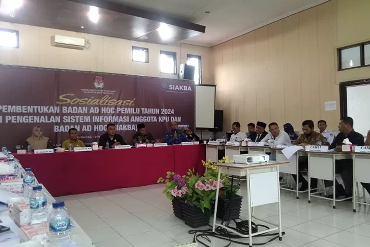 KPU Agara Sosialisasikan Pembentukan Sekretariat Badan Ad Hoc PPK-PPS