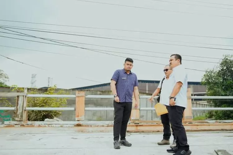 Pemko Medan Perbaiki Jembatan Kanal KIM