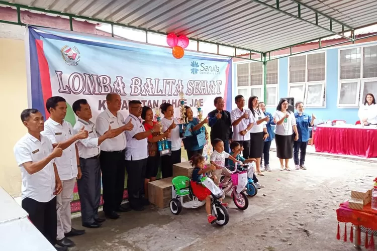 Peserta lomba balita sehat bersama SOL.(foto/ist)