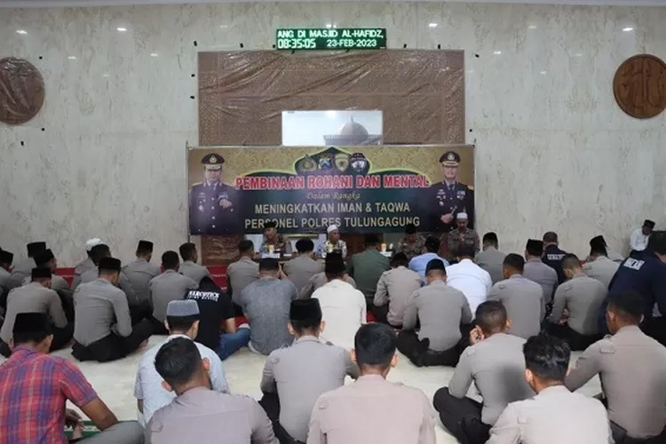 Polres Tulungagung Melaksanakan Binrohtal