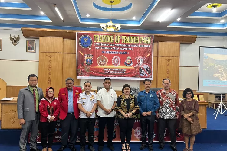 Peserta Training of Trainer P4GN di kampus Universitas Darma Agung Jalan TD Pardede Medan