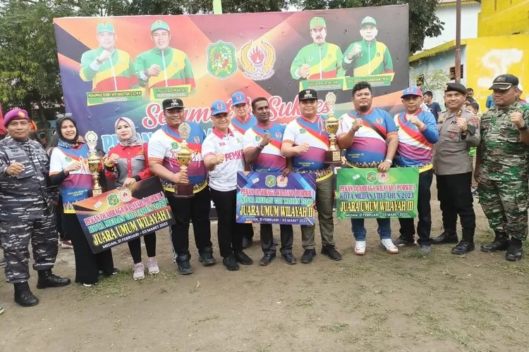 Para atlet berhasil memenangkan kejuaraan Porwil Medan VIII tahun 2023.