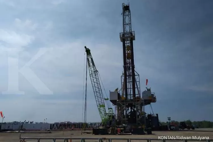 Areal pengeboran minyak oleh PT SER dan Pemkab Bojonegoro di IP Blok Cepu.