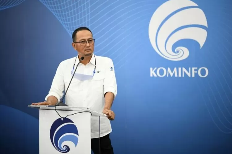 Dirjen Aptika Kementerian Kominfo Semuel A. Pangerapan dalam Konferensi Pers secara virtual dari Media Center Kementerian Kominfo, Jakarta, Senin (24/5/2021). (Ist)