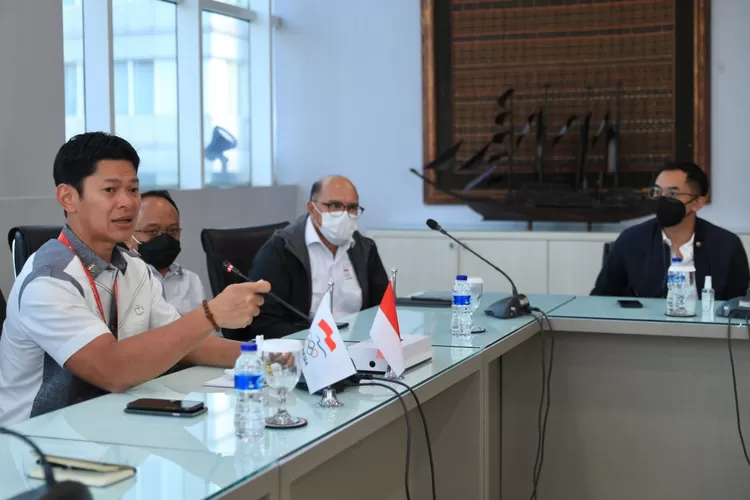Presiden NOC Indonesia Raja Sapta Oktohari menjelaskan program pertukaran training camp bersifat dua arah dan terbuka bagi seluruh federasi nasional (PP/PB) 