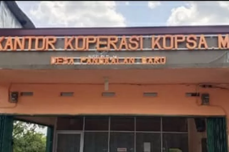 Kantor Kopsa-M di Desa Pangkalan Baru, Kabupaten Kampar, Riau. Kuasa hukum PTPN V . (Istimewa)