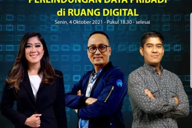 Webinar bertajuk Perlindungan Data Pribadi di Ruang Digital, yang diselenggarakan di Jakarta, Senin (4/10/2021).