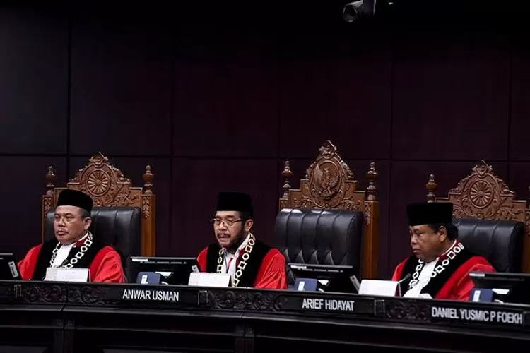 SIdang perkara sengketa Pulkada Kabupaten Yalimo di gedung MK, Jakarta, Kamis (18/11/2921).