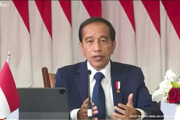 Presiden Jokowi. (Tangkapan layar YouTube)