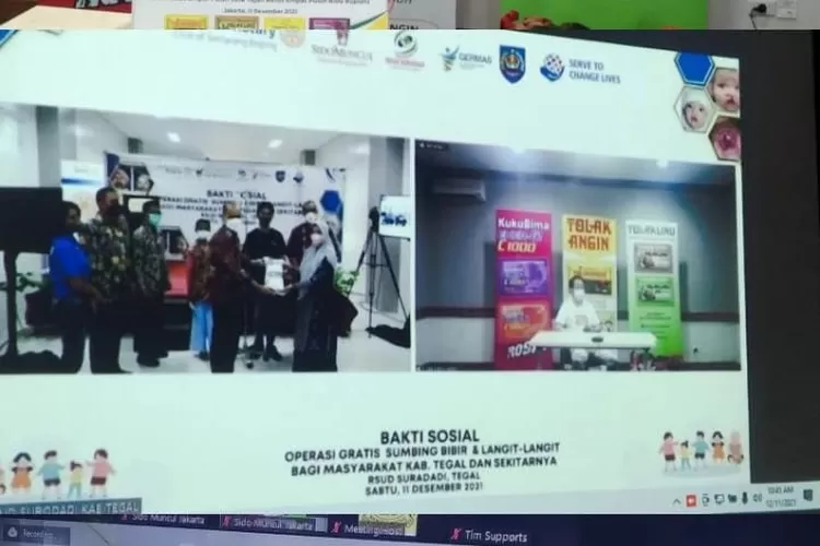 SidoMuncul bekerja sama dengan Rotary Club of Semarang Bojong menggelar operasi bibir sumbing gratis dan langit-langit di RSUD Surodadi Tegal diserahkan oleh Direktur Irwan Hidayat dengan bantuan dana sebesar Rp240.740.000