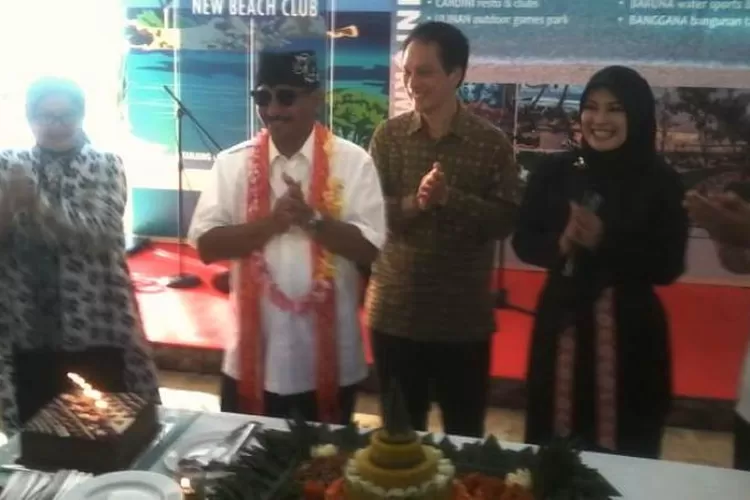 Menteri Pariwisata Arief Yahya, di Tanjung Lesung Pandelang Banten, Senin (01/04/2019). (Foto:TOPmedia)