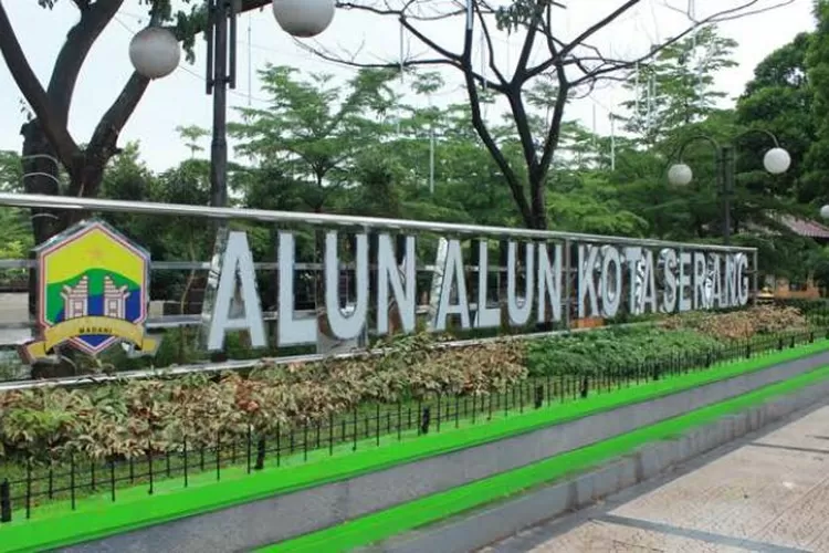 Alun-alun Kota Serang. (Foto: Istimewa)