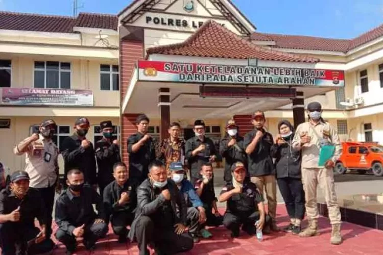 Ormas) Badan Pembinaan Potensi Keluarga Besar Banten (BPPKB) DPC Lebak berkunjung ke Unit Tipikor Polres Lebak Kamis (8/4/2021).