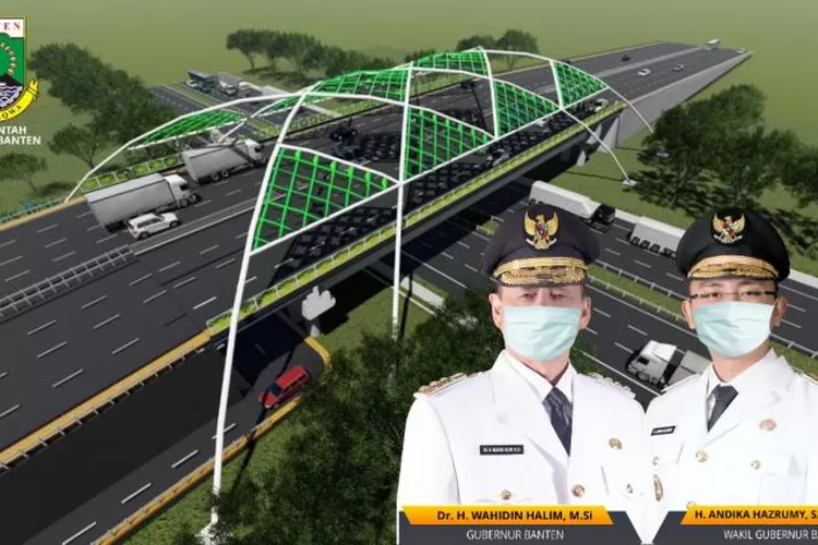 Foto Gubernur Banten Wahidin Halim dan Wakil Gubernur Banten Andika Hazrumy