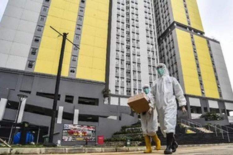 RSDC Wisma Atlet Kemayoran. Foto : Antara/Muhammad Adimaja