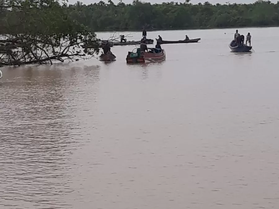 Lokasi tempat korban tenggelam di perairan Sungai Batanghari, Kecamatan Sabak Timur