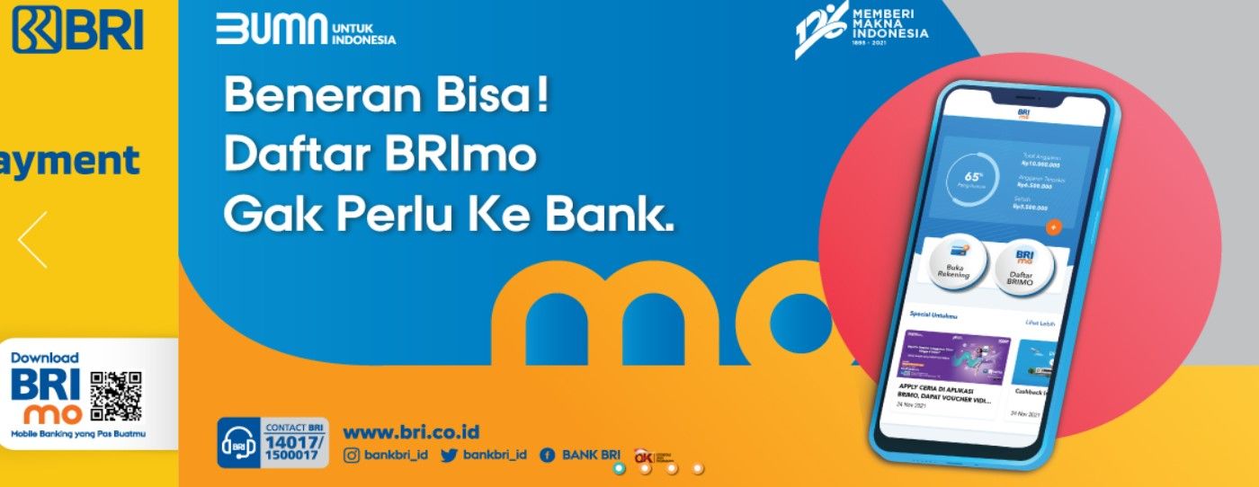 Jumlah transaksi aplikasi mobile milik PT Bank Rakyat Indonesia (Persero) Tbk. (BBRI), BRImo melesat tajam sepanjang 2021. Jika dibandingkan dengan 2020, maka jumlah volume Transaksi di BRImo tumbuh 581,1 persen. 