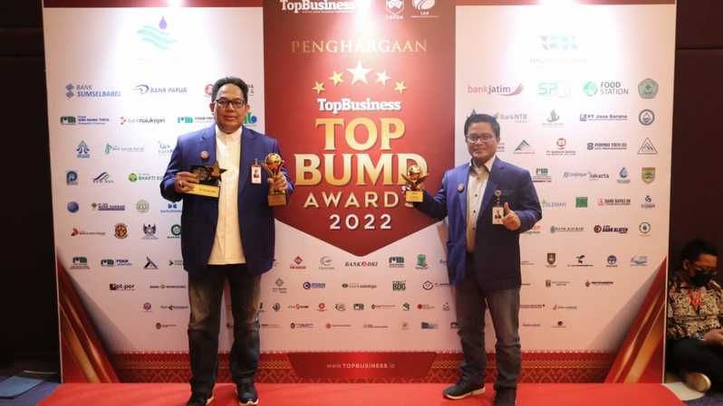 PT Bank DKI kembali meraih sejumlah penghargaan pada gelaran Top BUMD Awards 2022.