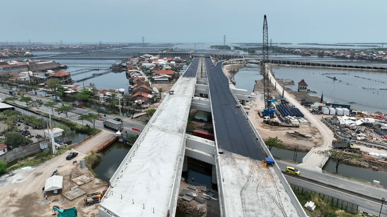 Tol Semarang - Demak akan segera rampung pada bulan Oktober 2022 mendatang dan diresmikan bulan november (Dok/Jatengprov.go.id)